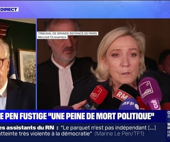 Replay News Box - Le Pen fustige une peine de mort politique - 15/11