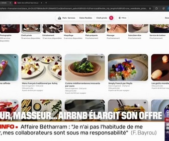 Replay 20H BFM - Masseurs, coiffeurs, garde d'enfants... Airbnb élargit son offre pour concurrencer les hôtels