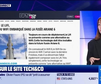 Replay Tech & Co, la quotidienne - À lire sur le site Tech&Co : C'est quoi le lifi, le futur de wifi embarqué dans la fusée Ariane 6, par Salomé Ferraris - 09/07