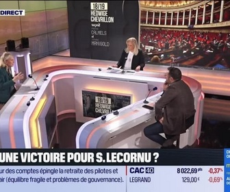 Replay Le 18/19 d'Hedwige Chevrillon - Virginie Calmels (Croissance Plus) et Stéphane Manigold (Eclore) : PLFSS, une victoire pour Lecornu ? - 10/12