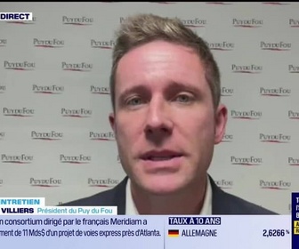 Replay Nicolas de Villiers, président du Puy du Fou, est l'invité de good morning business