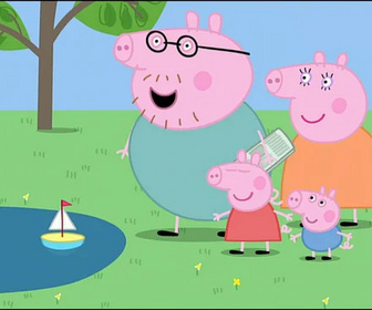 Replay Peppa Pig - La mare aux petits bateaux