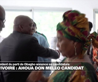 Replay Journal de l'Afrique - Présidentielle en Côte d'ivoire : Ahoua Don Mello candidat