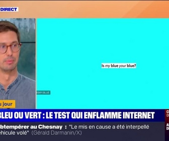 Replay L'image du jour - Bleu ou vert ? Ce nouveau test enflamme les réseaux sociaux