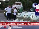 Replay BFM Première - On a renforcé le dispositif: comment la caravane du Tour de France s'adapte à la canicule