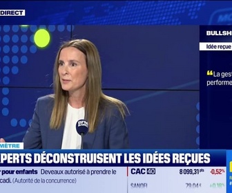 Replay BFM Bourse - Bullshitomètre : La gestion active ne performe plus - FAUX répond Anne-Sophie d'Andlau - 28/04
