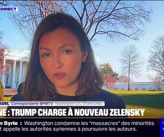 Replay 20H BFM - Pour Donald Trump, Volodymyr Zelensky a soutiré de l'argent aux États-Unis, sous Biden, comme on prend des bonbons à un bébé