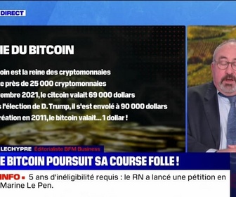 Replay Le Dej Info - Le Bitcoin poursuit sa course folle ! - 14/11