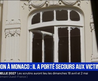 Replay BFM Première - J'ai vu de la fumée qui sortait: un témoin de l'explosion à Monaco raconte comment il a porté secours à l'un des victimes