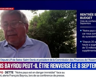 Replay 20H BFM - Vote de confiance du 8 septembre: Monsieur Macron a deux choix, soit il fait appel à ceux qui ont gagné il y a un an, soit il faut un retour au peuple, estime Éric Coquerel, député LFI de Seine-Saint-Denis
