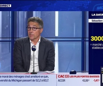 Replay BFM Bourse - La Data Room : 3000 Mds$ = marché adressable des stablecoins en dollars - 27/06