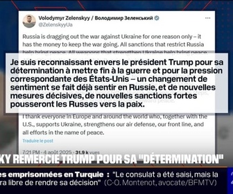 Replay 20H BFM - Déploiement de sous-marins nucléaires américains: Volodymyr Zelensky remercie Donald Trump pour sa détermination