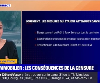 Replay C'est votre vie - Immobilier: quelles sont les conséquences de la censure du gouvernement de Michel Barnier sur ce secteur