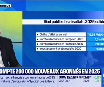 Replay Good Morning Business - Iliad compte 200 000 nouveaux abonnés en 2025