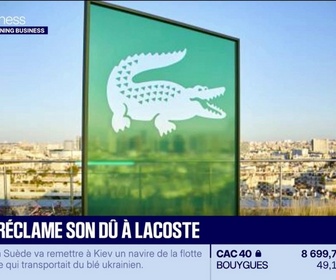 Replay Good Morning Business - Le fisc réclame son dû à Lacoste