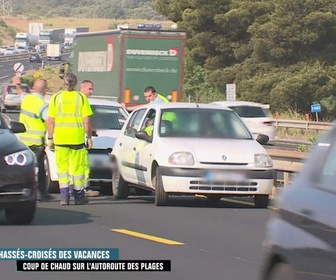 Replay Enquête d'action - Chassés-croisés des vacances : coup de chaud sur l'autoroute des plages