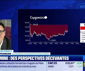 Replay BFM Bourse - CapGemini : ses perspectives déçoivent malgré des promesses dans l'IA - 27/05