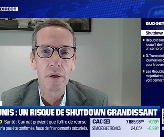 Replay BFM Bourse - USA Today : Shutdown, J-1 ?, par John Plassard - 29/09