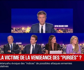 Replay BFM Grand Soir - Bardella victime de la vengeance des purgés ? - 29/09