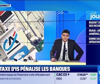 Replay Good Morning Business - La surtaxe d'IS pénalise les banques