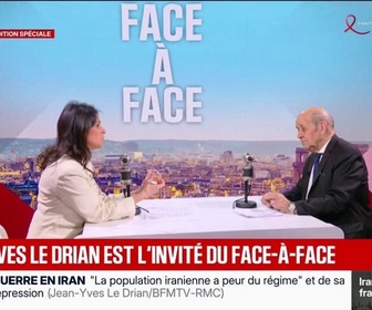 Replay Face à Face - Pour Jean-Yves Le Drian, ancien ministre des Armées, la réaction israélienne au Liban est disproportionnée