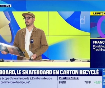 Replay Good Morning Business - Le Pitch : TrashBoard, le skateboard en carton recyclé - 03/12