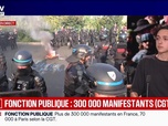 Replay Marschall Truchot : À Paris, 30 000 (police) à 70 000 (CGT) manifestants - 29/09