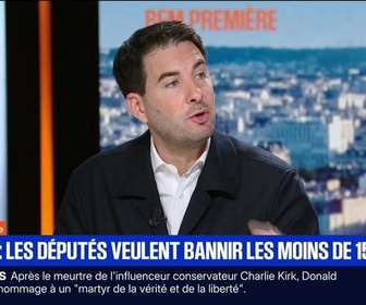 Replay BFM Première - C'est votre vie : TikTok, les députés veulent bannir les moins de 15 ans - 11/09