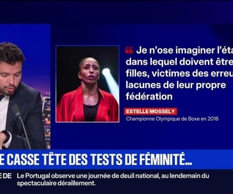 Replay BFM Grand Soir - Boxe : le casse-tête des tests de féminité... - 04/09