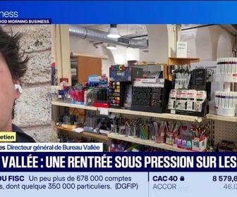 Replay Good Morning Business - Bureau Vallée : une rentrée sous pression sur les prix