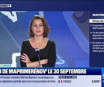 Replay Les Experts de l'immo : Retour de MaPrimeRénov' le 30 septembre - 29/09