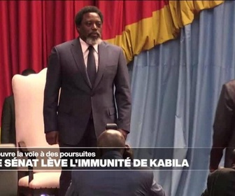Replay Journal de l'Afrique - RDC : le Sénat lève l'immunité parlementaire de Joseph Kabila et ouvre la voie à des poursuites