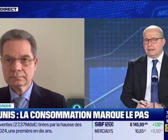 Replay BFM Bourse - L'éco du monde en direct : le moral du consommateur américain en berne - 26/02