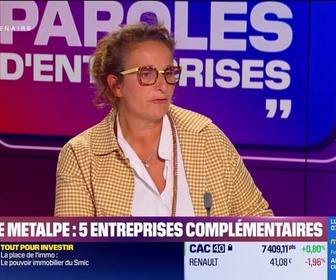 Replay Paroles d'entreprises - Sylvie Pellegrini (Metalpe) : Groupe Metalpe, 5 entreprises complémentaires - 02/11