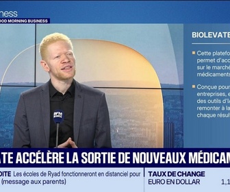 Replay Good Morning Business - French Tech : Biolevate, plateforme d'IA pour les sciences de la vie - 29/09
