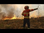 Replay Des pompiers épuisés au deuxième jour de l'état d'alerte au Portugal