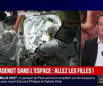 Replay BFM Grand Soir - Adenot dans l'espace : le câlin à l'équipage de l'ISS - 18/08
