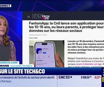 Replay Tech & Co, la quotidienne - À lire sur le site Tech&Co : FantomApp, la Cnil lance son application pour aider les 10-15 ans, ou leurs parents, à protéger leurs données sur les réseaux sociaux, par Salomé Ferraris - 16/12