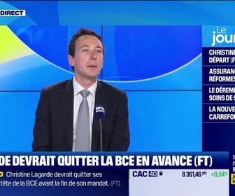 Replay Good Morning Business - Christine Lagarde devrait quitter la BCE en avance