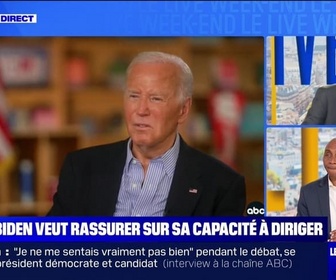 Replay Le Live Week-end - Biden se rattrape et rassure sur ses capacités à diriger - 06/07