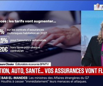 Replay BFM Première - L'ÉDITO ÉCO - Les tarifs des assurances habitation et automobile vont grimper en 2027