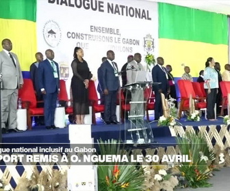 Replay Journal De L'afrique - Gabon : le rapport sur le dialogue national remis à Brice Oligui Nguéma le 30 avril