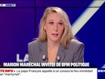 Replay BFM Politique - Marion Maréchal: Il y a une forme de légitimité quand Israël neutralise les têtes de pont du Hezbollah