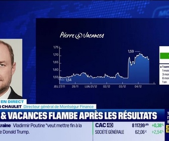 Replay BFM Bourse - Pierre et Vacances s'envole, vers une OPA ? - 04/12