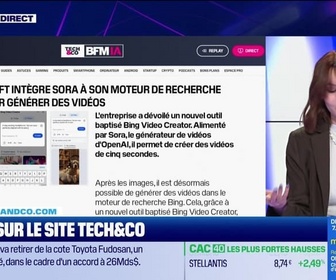 Replay Tech & Co, la quotidienne - À lire sur le site Tech&Co : Microsoft intègre Sora à son moteur de recherche Bing pour générer des vidéos, par Salomé Ferraris - 03/06