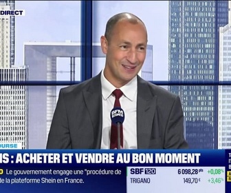 Replay BFM Bourse - Culture Bourse : Actions : comment acheter et vendre au bon moment ?, par Antoine Larigaudrie - 05/11