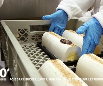 Replay 90' Enquêtes - Foie gras, bûches, caviar, homard : enquêtes sur les produits stars des fêtes