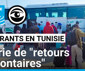 Replay Les Observateurs - Tunisie : autour de Sfax, la pression pour le retour volontaire des migrants