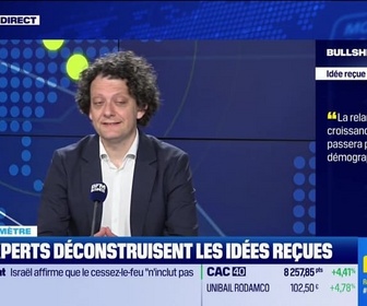 Replay BFM Bourse - Bullshitomètre : La relance de la croissance française passera par la démographie - FAUX répond Thibault Prébay - 08/04