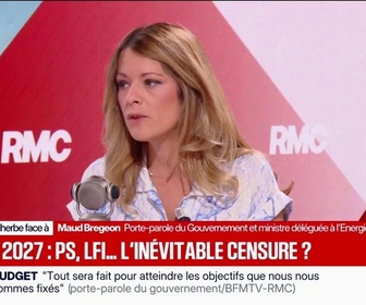Replay Face à Face - Annoncer une censure alors même qu'on n'a pas lu le dossier est irresponsable: Maud Bregeon réagit à la menace d'Olivier Faure de censurer le budget 2027